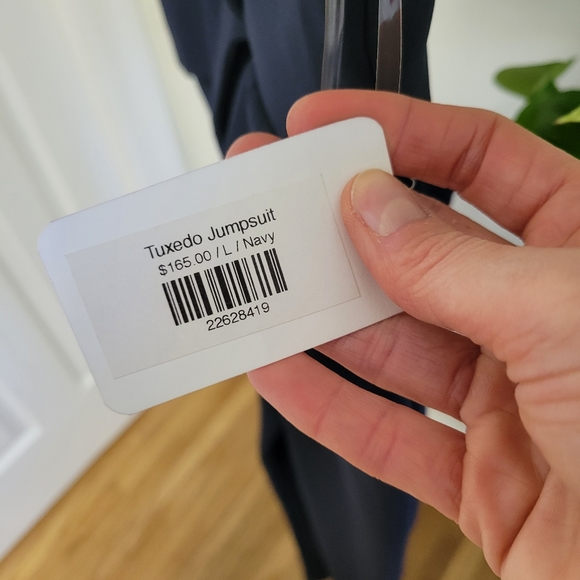 Main Strip tuxedo jumpsuit - Picture 6 of 11